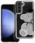 Teddy Bear telefono dėklas Samsung Galaxy S25 FE (S731) sidabrinis (pliu&scaron;inis me&scaron;kiukas)