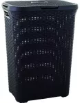 Skalbinių dėžė Style 60L 44,8x34,1x61,5cm tamsiai ruda