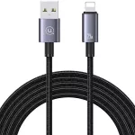 &bdquo;USAMS SJ669USB01&ldquo; duomenų perdavimo ir įkrovimo laidas | USB-A į &bdquo;Lightning&ldquo; | 12 W | 2 m