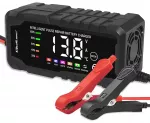 Qoltec Intelligent microprocessor charger 12V 6A | Rectifier with repair function for AGM GEL LiFePO4 battery | LCD