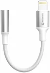 Swissten Textile Lightning uz 3.5mm Audio Adapteris 15cm