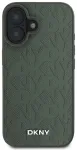 DKNY PU Leather Grid Pattern Magsafe Case Aizsargapvalks priek&scaron; Apple iPhone 16
