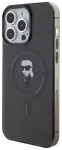 Karl Lagerfeld IML Ikonik MagSafe Case Aizsargapvalks priek&scaron; iPhone 15 Pro Max / melns