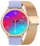 Smartwatch Gravity Siksniņa un aproce viedpulkstenim GT5-7 / rožu zelts
