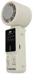 Handheld fan Verbatim Cool `n` Go Ice Touch Pro white silver