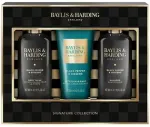 Baylis & Harding Men Shower Trio ( Black Pepper & Ginseng ) - D&aacute;rkov&aacute; sada p&eacute;če o tělo ( 3 ks )