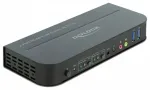 DeLOCK HDMI KVM Switch 4K 60 Hz mit USB 3.0 und Audio (Black)