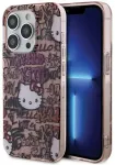 Hello Kitty HKHCP13XHDGPTP iPhone 13 Pro Max 6.7" rožinis|pink kietas dėklas IML Tags Graffiti