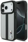 BMW M Perforated Stripe Case Logo MagSafe Aizsargapvalks priek&scaron; iPhone 17 Pro / pelēks