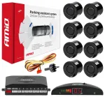 Parking assistant system LED 8 sensor black