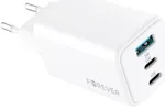 Forever TC-08-65ACC 2x USB-C 65W Tīkla Lādētājs