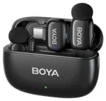 BOYA Mini 2-02 USB-C Wireless Microphone Set Bezvadu mikrofonu komplekts (2TX 1xRX) / 2.4GHz / 48kHz/24bit