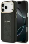 Guess 4G Stripe MagSafe Case Aizsargapvalks priek&scaron; iPhone 17 Pro Max / melns