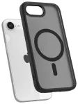 Spigen Ultra Hybrid telefono dėklas, skirtas iPhone SE 4, juodas
