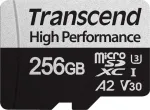 SD microSD Card 256GB Transcend SDXC USD340S w/Adapter