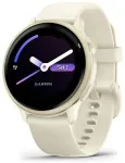 Sportinis laikrodis Garmin Vivoactive 6 Cream (010-02985-01)