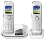Panasonic KX-TGJ322GW White bezvadu telefons ar atbildētāju