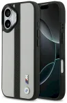 BMW M Perforated Stripe Case Logo MagSafe Aizsargapvalks priek&scaron; iPhone 17 / pelēks