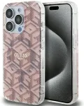 Guess GUHMP15XHGCUSTGP iPhone 15 Pro Max 6.7" rožinis | pink dėklas hardcase IML GCube MagSafe