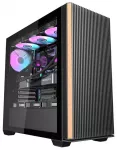 Darkflash DS900WS computer case (black) + 4 fans