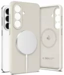 TECH-PROTECT Silicone telefono dėklas su MagSafe palaikymu Samsung Galaxy S26+ (S947) baltas