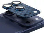 Benks Armor Warrior Lens ArmorGrid kameros apsauginis stiklas telefonui iPhone 17 Pro mėlynas