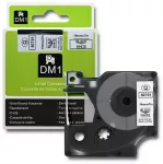 Qoltec Tape for DYMO D1 45803, 45808 | 19mm x 7m | White/Black print