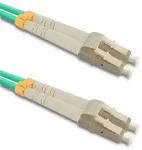 Qoltec Patchcord fiber optic LC/UPC - LC/UPC | Multimode | 50/125 | OM3 | Duplex | 2m