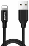 Baseus Yiven Textile Charge 2A Lightning Datu un Uzlādes Kabelis 1.2m