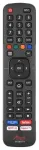 Lamex LXEN2B127H TV Pults TV LCD Hisense EN2B127H / NETFLIX YOUTUBE / PRIME VIDEO / RAKUTEN