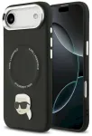 Karl Lagerfeld Karl Pin MagSafe Case Aizsargapvalks priek&scaron; iPhone Air / melns