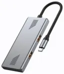 Gembird UHB-CM-U310-A2C2-01 4 portu USB 3.2 Gen 2 centrmezgls Type-C + Type-A