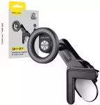 Blavec BH-27 magnetinis automobilinis telefono laikiklis su 16-27 mm spaustuku suderinamas su MagSafe juodas