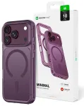 AmazingThing Minimal Drop Proof 3 Lens telefono dėklas su MagSafe palaikymu iPhone 18 Pro violetinis