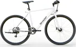 Sharp Gravel elektrinis dviratis 250W variklis App 70km White blizgus
