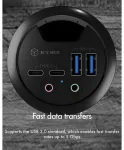 USB &scaron;akotuvas Icy Box 2x USB-C + 2x USB-A 3.0 (IB-HUB1403B)