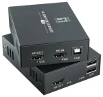 Sistema AV signalo perdavimui LevelOne LevelOne HDMI per Cat.5/6 plėtimo komplektas 4K, 100m Black