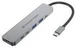 Conceptronic DONN33G 6-in-1 USB 3.2 Gen 1 dokstacija, HDMI, USB-A 3.0 x 2