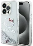 Hello Kitty HKHCP13XLIKHET iPhone 13 Pro Max 6.7" srebrny|silver hardcase Liquid Glitter Charms Kitty Head