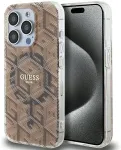 Guess GUHMP15XHGCUSTGW iPhone 15 Pro Max 6.7" rudas | brown dėklas hardcase IML GCube MagSafe