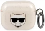 Karl Lagerfeld case for Airpods 3 KLA3UCHGD gold Glitter Choupette