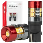 LED bulbs CANBUS T10 W5W 9 SMD 3030 White 12V 24V AMIO-04242