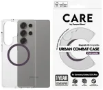 Etui CARE by PanzerGlass Flagship Urban   Combat Purple QI do Samsung Galaxy S25 Ultra przezroczysty
