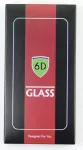 Grūdintas stiklas 6D, skirtas iPhone 16 Pro / 17, juodas rėmelis, 10 vnt.