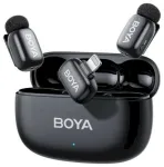 BOYA Mini 2-03 Lightning Wireless Microphone Set Bezvadu mikrofonu komplekts (2TX 1xRX) / 2.4GHz / 48kHz/24bit