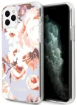 Guess GUHCN65IMLFL02 Flower Collection Aizsargapvalks priek&scaron; iPhone 11 Pro Max / lillā