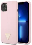 Guess GUHCP13SSLTGU Silicone Triangle Hardcase Aizsargapvalks priek&scaron; iPhone 13 mini 5,4" / violets
