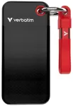 Verbatim Pocket SSD Ārējais disks 256GB USB-C 3.2 gen.2 / melns-sarkans