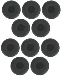 Jabra 14101-46 dirbtinės odos ausų pagalvėlės Evolve ausinėms, 10 vnt., juodos