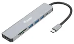 Equip Dock 7-1 USB-C->HDMI, 3xUSB-A, SD/TF, 100W USB-C 0.25m dokstacija